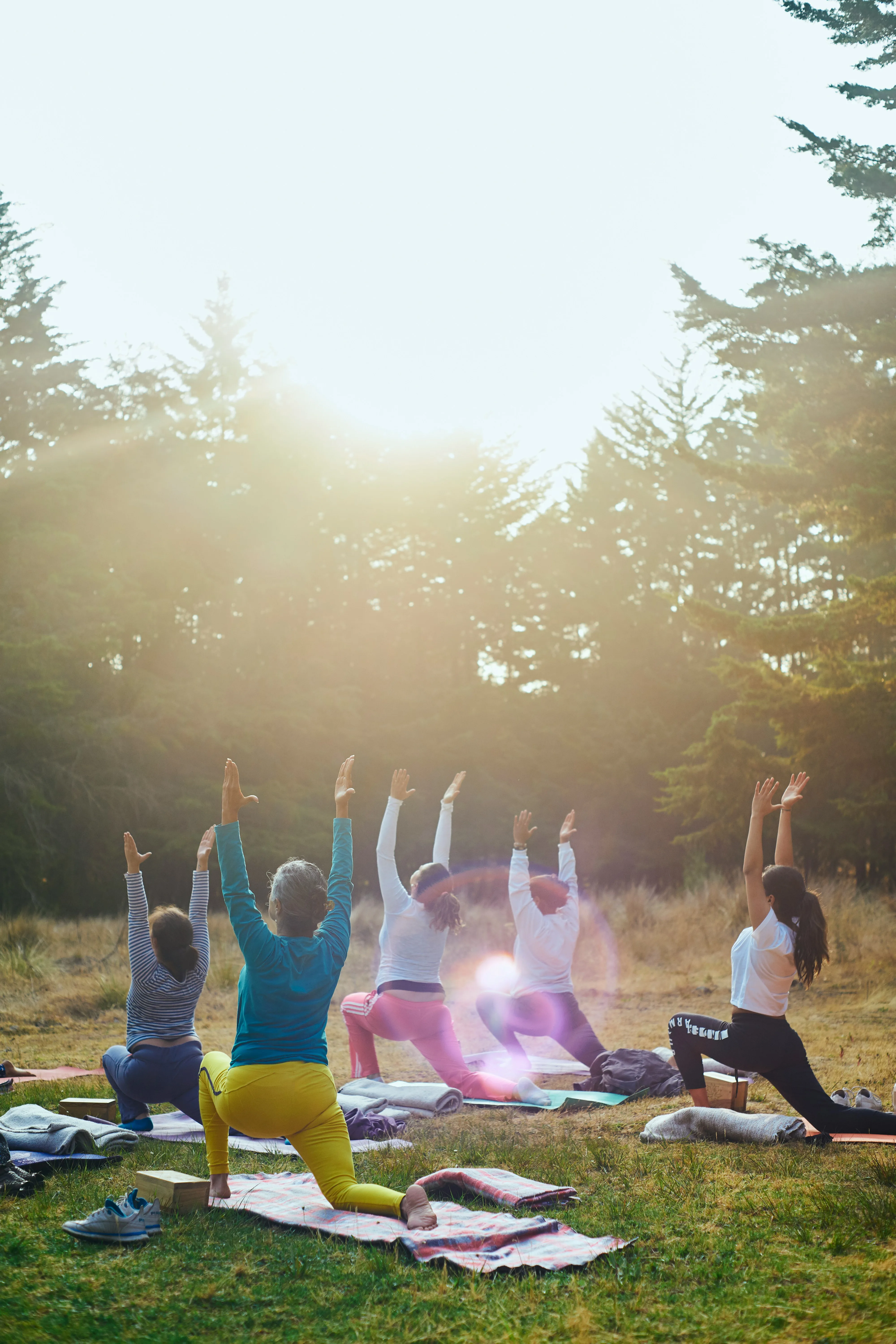 Séance de bien-être en plein air au domaine La Pousterle, Gard